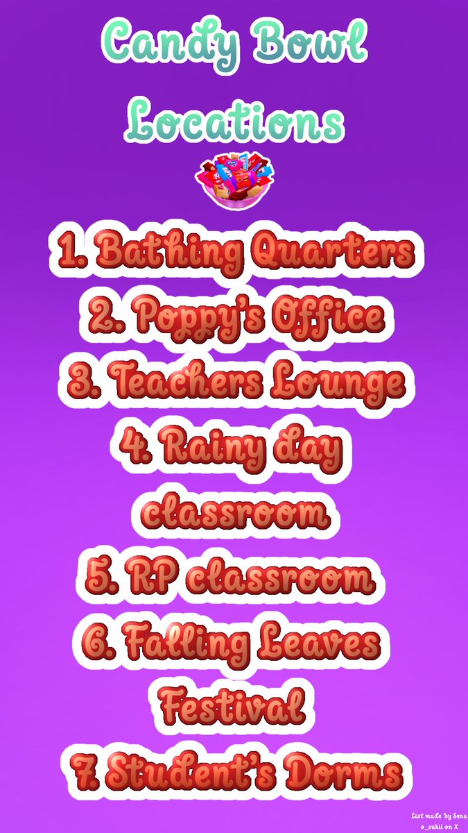 o_sukii's tweet photo. Made this chart for anyone looking for candy bowls https://t.co/zouyisREDj