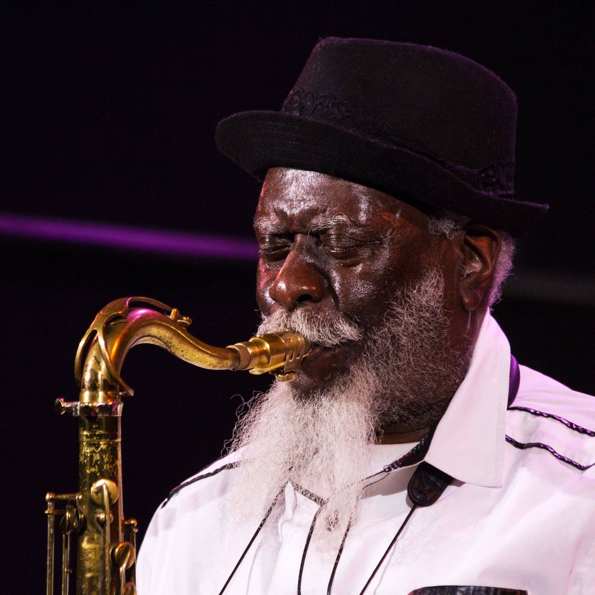 dany_pollet's tweet photo. The legendary saxophonist Pharoah Sanders ... https://t.co/k9qAE7KO0Q