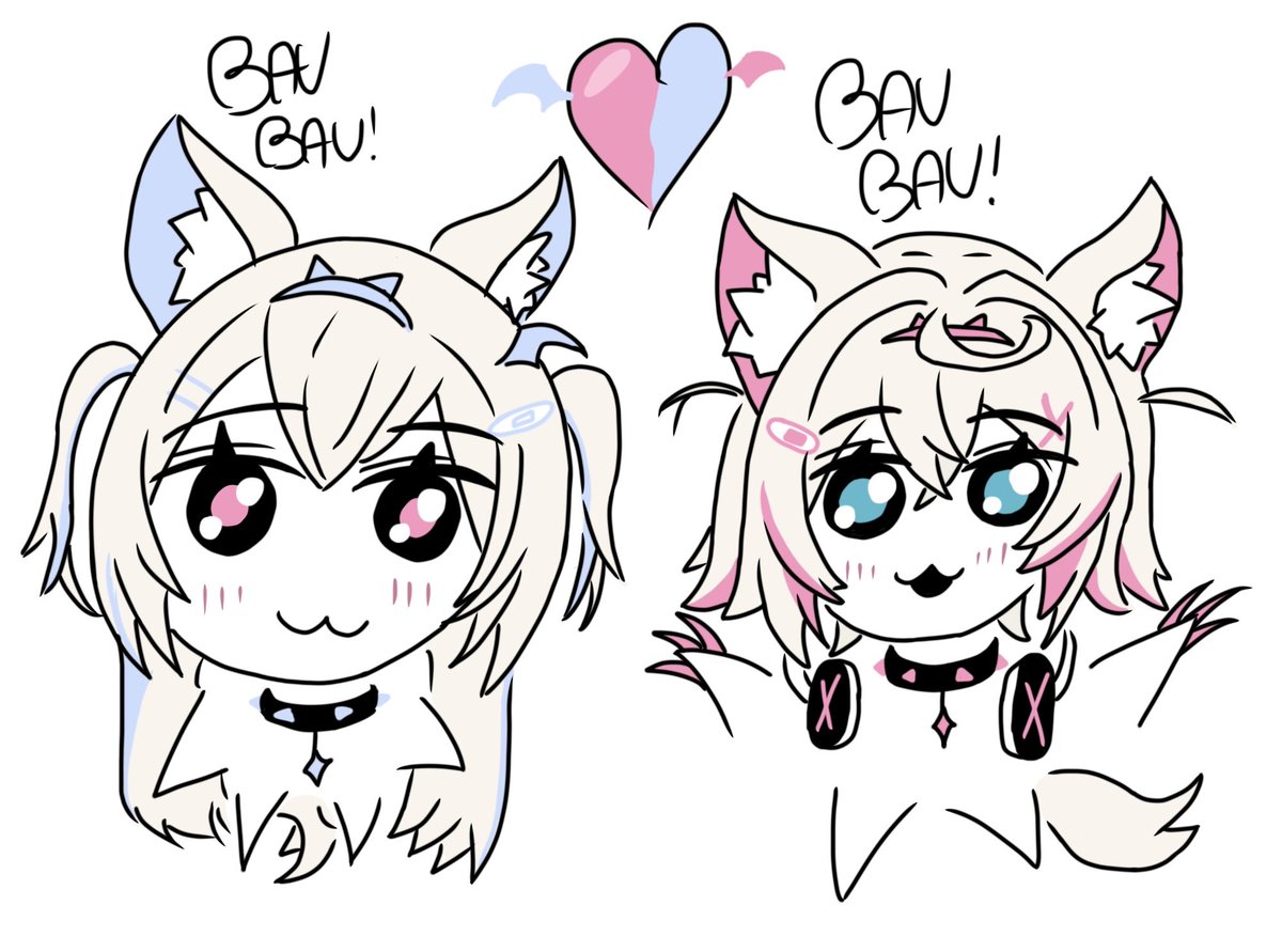 amhapi's tweet photo. #FWMCpix Daily Doodle: BAU BAU! Sending lots of love to our favorite twins 🩷🩵 https://t.co/lFYWDtmwju