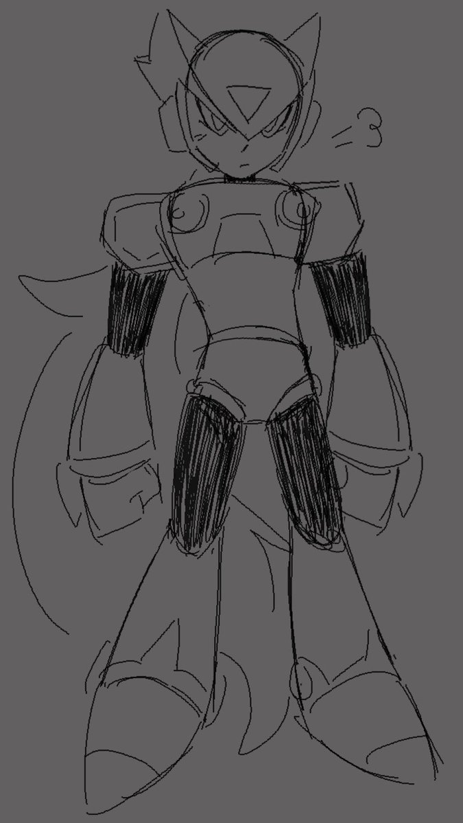 mielcup's tweet photo. doodles I did 4 zero 😋💖💖

#megaman https://t.co/dTXZ2jscMP