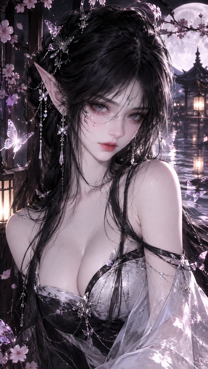 Lumetrixlqfa's tweet photo. A moonlit elf wandering through a garden of butterflies. 🦋🌸🌙
#AI绘画 #动漫美图 #精灵 #幻想世界 #二次元 #AIArt #AnimeArt #FantasyArt #ElfArt #AnimeAesthetic https://t.co/XkatH1w3ik