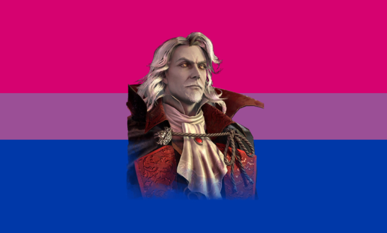 MrFairfield_'s tweet photo. flag for bisexuals who love Dracula https://t.co/X2qYSgVWwF