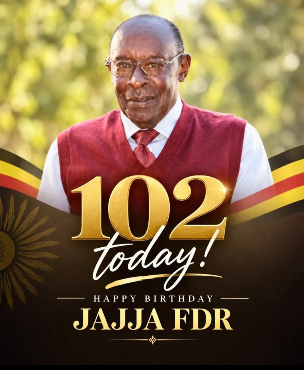 nsengoba's tweet photo. Francis Drake Rammer Gureme a.k.a Jajja FDR. Gureme is a lucky man. He's 102, today. 
He was a fantastic columnist back in the day. The 'Old Man About Town' was a must read. 
He told me on his birthday in 2025  that though he drank beer in his prime, he also prayed a lot! https://t.co/NYqXYkCccY