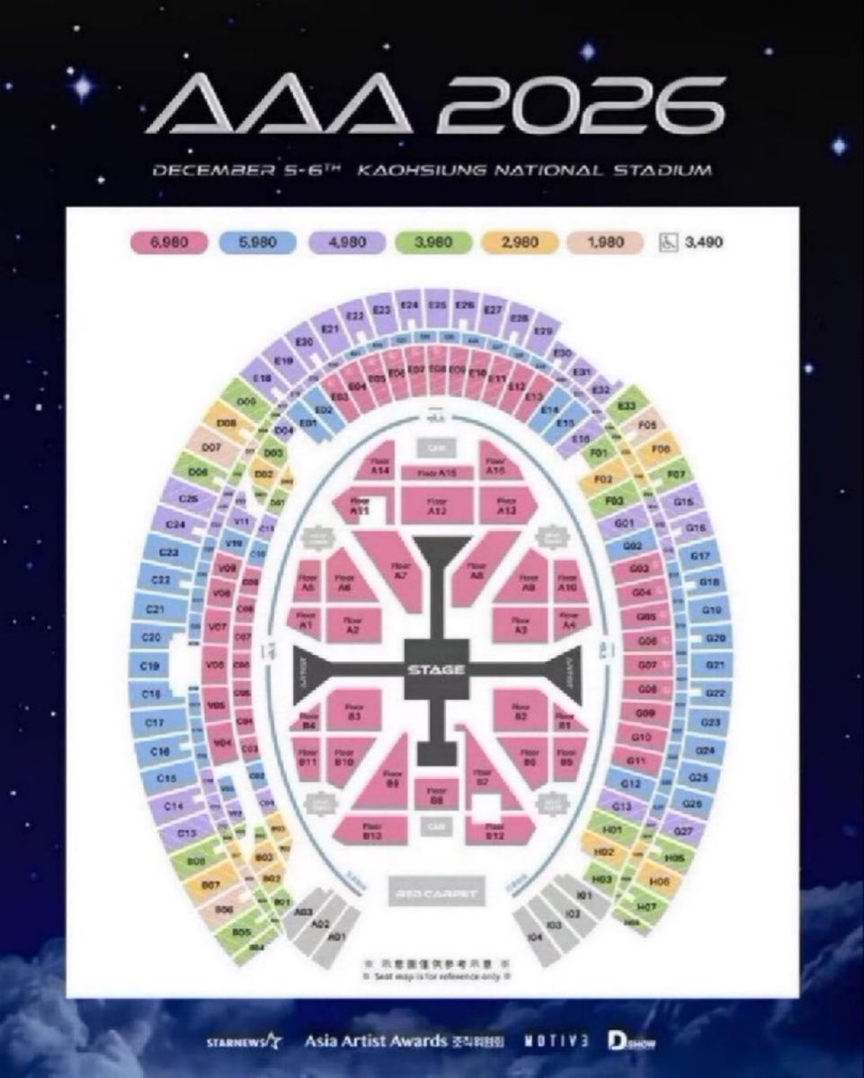 purple_div5hol's tweet photo. WTS🪐2026 Asia Artist Awards in Kaohsiung✨

6,980 floor / seat
-random
-front row

✅Side by side
✅foreigners can buy also

DM📨

#2026AsiaArtistAwards #AAA 
#AAA2026 #AAA2026_KAOHSIUNG https://t.co/AkDwIyaUiO