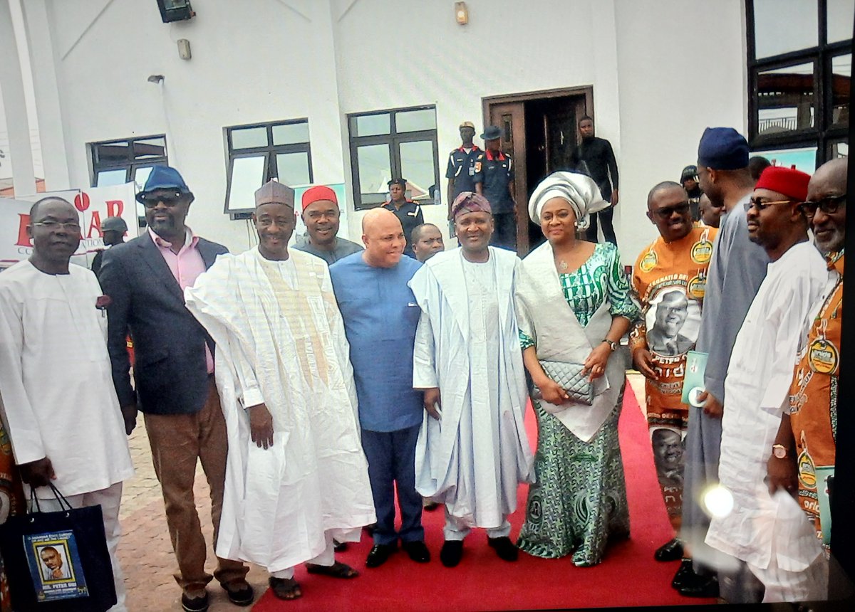 OselokaHObaze's tweet photo. Eminent Nigerians who graciously honoured the Anambra State Government's invitation to attend @PeterObi's "End of Tenure Event" on Saturday 8th March, 2014, at the Women's Development Centre, Awka, heard and witnessed firsthand, @PeterObi's rendering of an account of his 8-year stewardship, complete with videos and slides of the pertinent projects, facts and figures. If I recall correctly, the event was televised nationally.  It was there that Mr. Obi mentioned publicly for the first time that he was leaving behind in the state coffers, cash reserve/savings and investment instruments valued at approximately 75 billion Naira, inclusive of US156 million domiciled in several Nigerian banks.

It is utterly trite and counter-intuitive for those who were not at that event, who were not invited, who did not attend, and who were nowhere near to the corridors of government to attempt now to simulate a pluasible or comprehensible response to, or assessment of the factual realities as presented then.