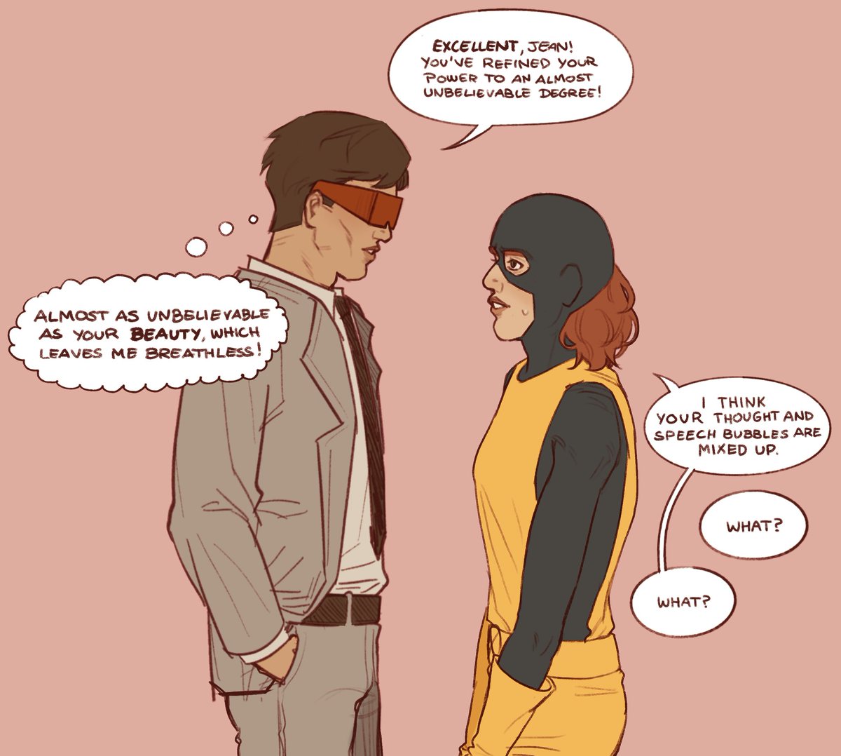 butchcyclops's tweet photo. It’s like she can read minds #xmen #jott https://t.co/tYsmH0EUxo