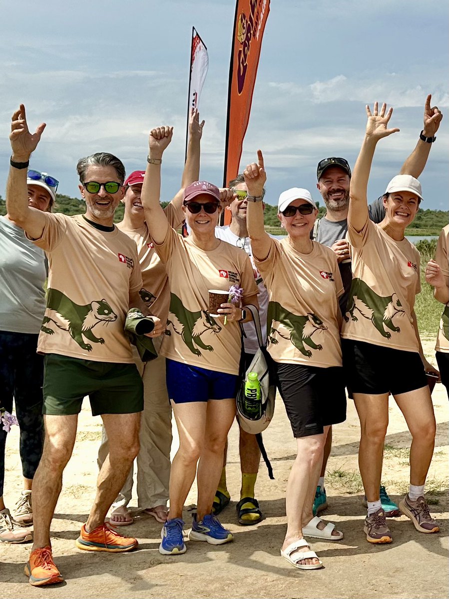 JanSadek's tweet photo. Team Europe in action at the Uganda Wildlife Ranger Challenge! 🇪🇺🇩🇰🇮🇪🇳🇱🇸🇪🇺🇬

21 km through Murchison Falls, standing alongside Uganda’s @ugwildlife rangers and supporting the vital work they do to protect the country’s extraordinary wildlife and natural heritage. 🦒🐃🐘🦛🦏 https://t.co/R9x4HpVQ1z