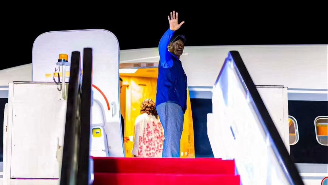 EstherPassaris's tweet photo. Wishing His Excellency President William Ruto @WilliamsRuto a successful and productive engagement as he departs for New York, United States, to attend the 81st United Nations General Assembly (UNGA). https://t.co/bAbHpLVcgv