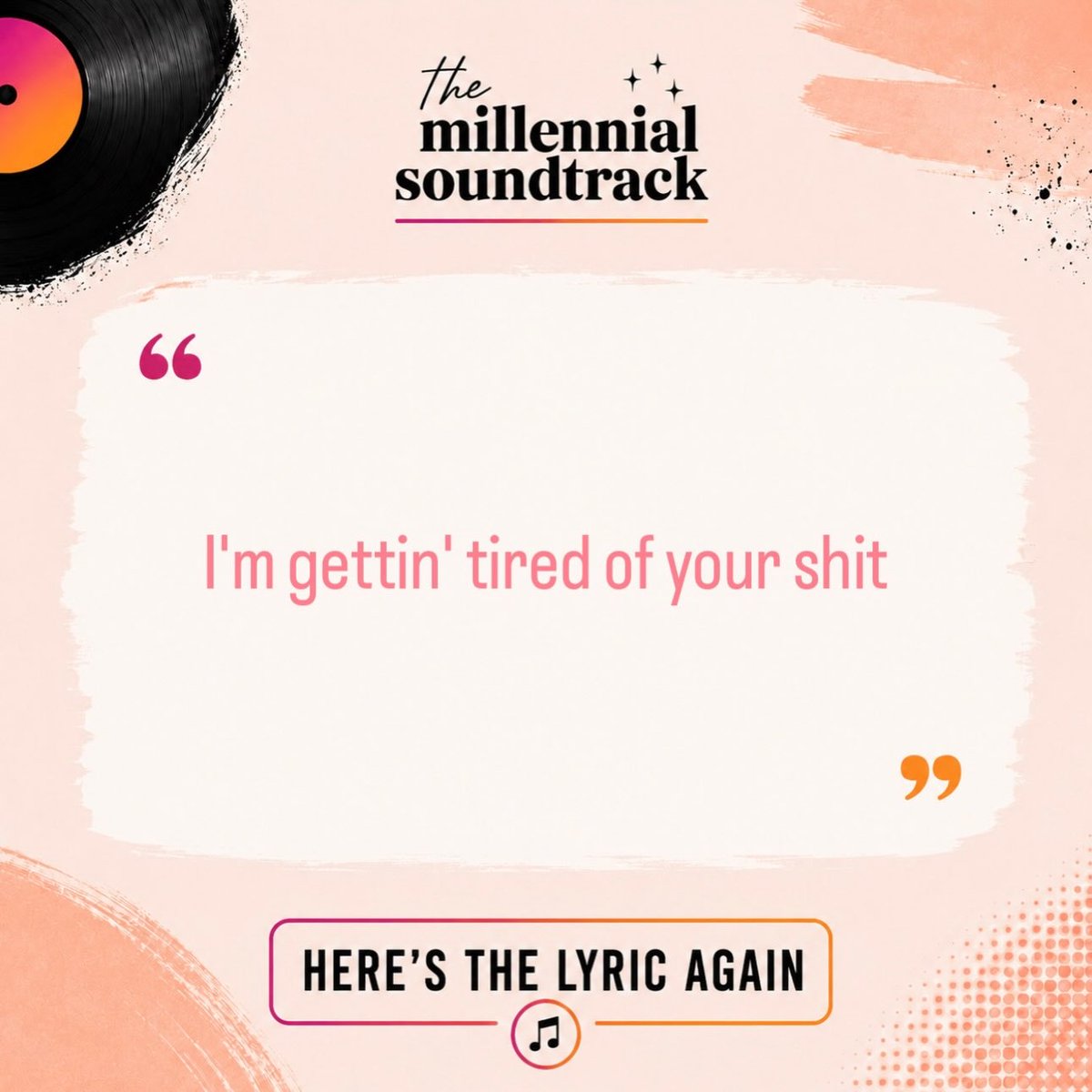 MableWaynick's tweet photo. Yesterday morning’s reveal: “Tyrone” by Erykah Badu. Did you guess correctly? Share your answer in the comments. If not, don’t worry. Come back tonight for another lyric challenge and last night’s reveal. https://t.co/wQGaCitLR0