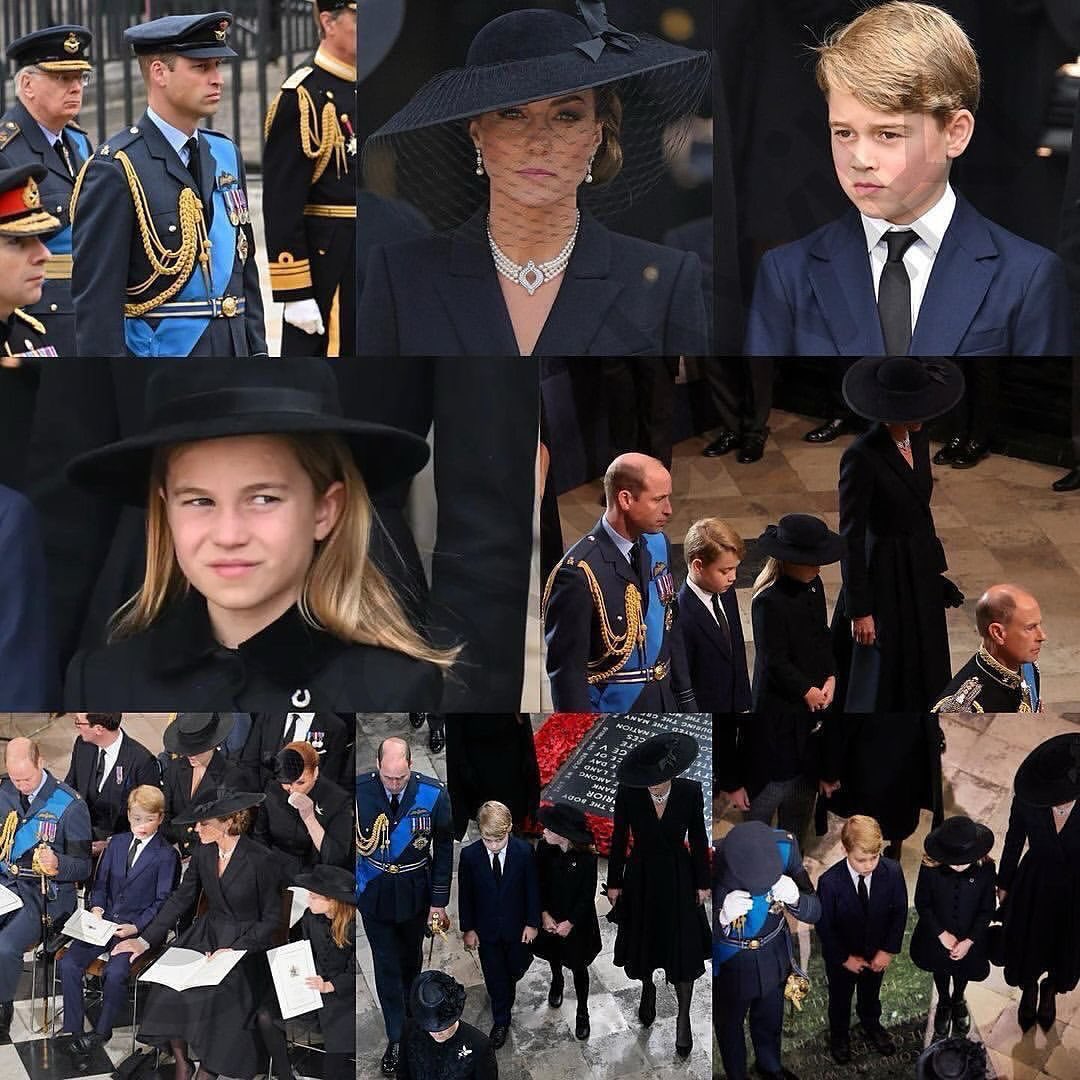 RoyalWikipedia's tweet photo. On this day in 2022, the world watched the State Funeral of Her late Majesty Queen Elizabeth II at Westminster Abbey❤️
1/2❤️
#QueenElizabethII #KingCharlesIII #QueenCamilla #PrinceOfWales #PrincessOfWales #DukeOfSussex #DuchessOfSussex #PrincessBeatrice #PrincessEugenie https://t.co/t5hv3atHEU