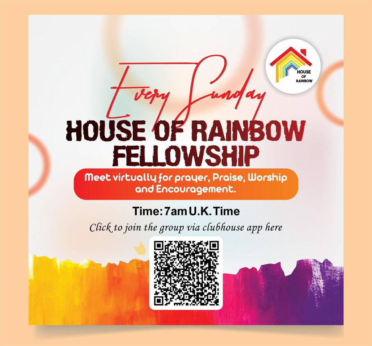 HouseOfRainbow's tweet photo. Join @HouseofRainbow 20th Sept for three acts of fellowship: God Adores You at 7am and Queerly Sanctified Truth at 9am online, followed by in person fellowship in London at 4pm. Join one or all, invite friends, share widely, and support our ministry through generous donations. https://t.co/3xc5T9afPD