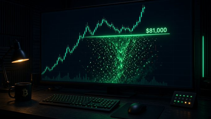 marcusloxley's tweet photo. Bitcoin came back through 81 on a squeeze that cleared out around $180m of shorts. the fed hiked, the boj hiked, the senate bill failed cloture, and buyers still turned up. i'd watch that combination this week and skip the web3 is back threads. https://t.co/aAvWPcTayA