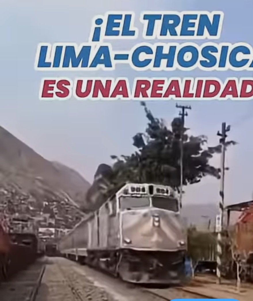 LAMZ50004620's tweet photo. EL TREN DEL PUEBLO LISTO PARA OPERAR DESDE FEBRERO 2027. 
Al fin Pro Inversión, anunció que el tren Chosica Lima de @rlopezaliaga1, va a empezar a operar desde febrero 2027. 
Lloran los enemigos de los que menos tienen, festeja Perú 🥂🇵🇪 https://t.co/5vPHWZvuNf