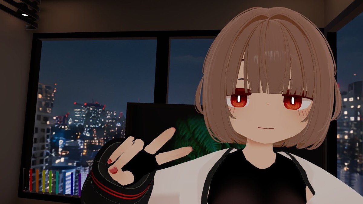 DoKuDaM_i_VRC's tweet photo. 髪と一部表情だけ変えた！！！
無料アバターでこれはめちゃエグい https://t.co/8wGZv30BSK