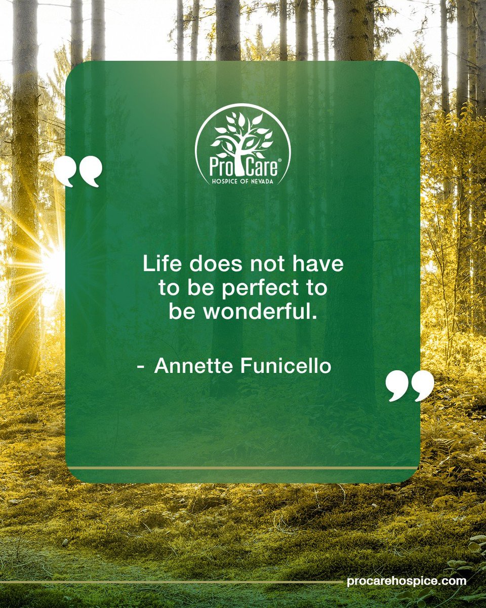 ProCareHospice's tweet photo. Even in life’s imperfect moments, there is still beauty, love, and meaning to be found. 💚

#ProCareHospice #Quotes #HospiceCare https://t.co/i0Lm4acdsZ