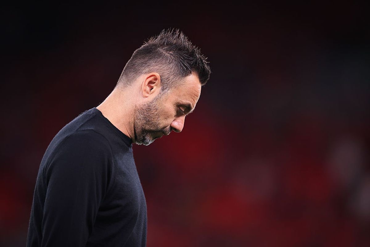 HotspurLane's tweet photo. 🚨🎙️ #THFC boss Roberto De Zerbi:

“It's difficult to explain because, in my career, 14 years as a coach, I've never seen one team like us. So fragile, so inconsistent.” 😳 https://t.co/MVDsCQzOk5