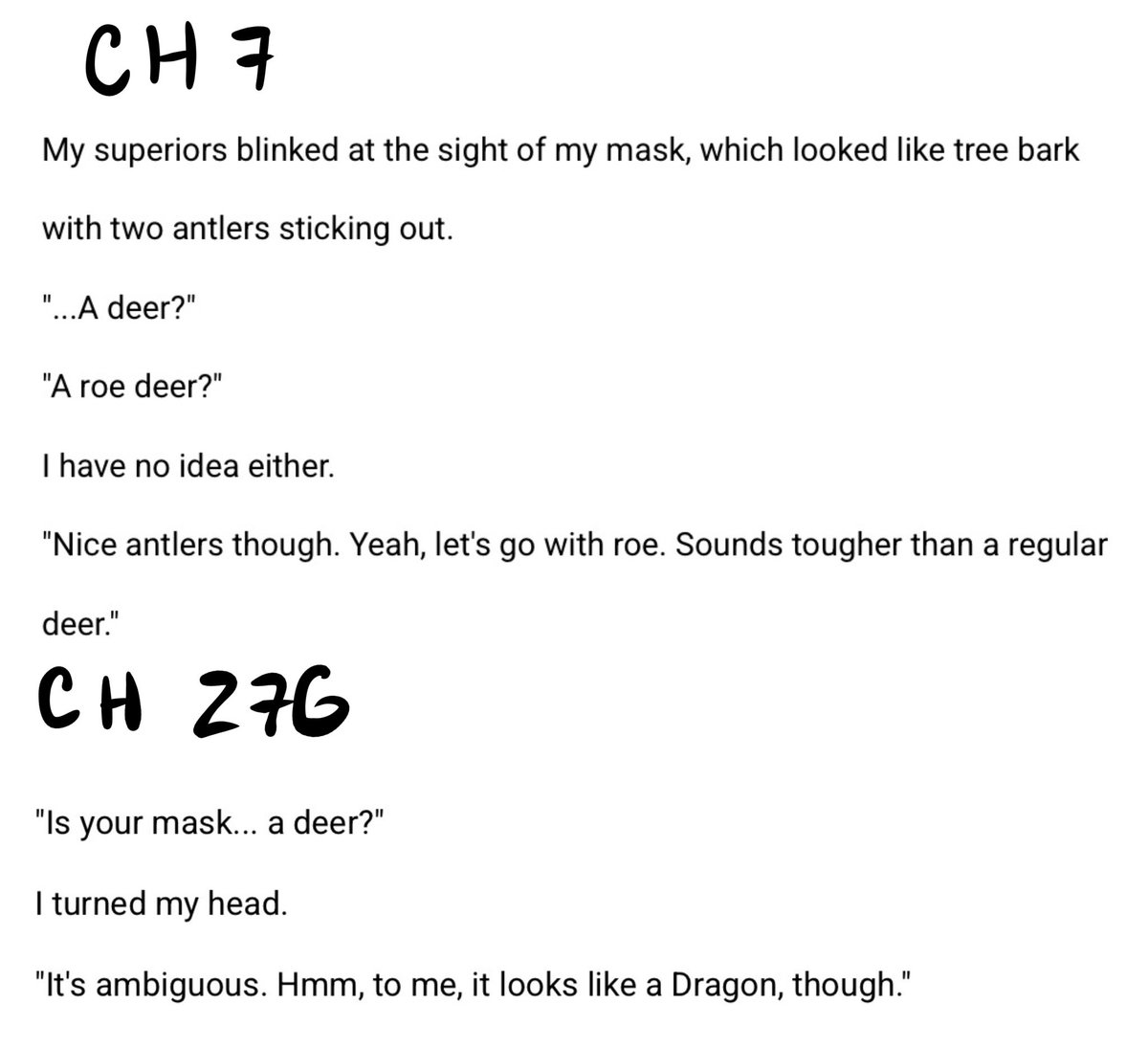 himimeii's tweet photo. Did we establish this as a fact or am I just slow;
They made Kim Soleum’s antlers so weird in the manhwa bc they’re dragon antlers and not deer 😭
#괴담출근 #gsgw https://t.co/y1TO0XpcUO
