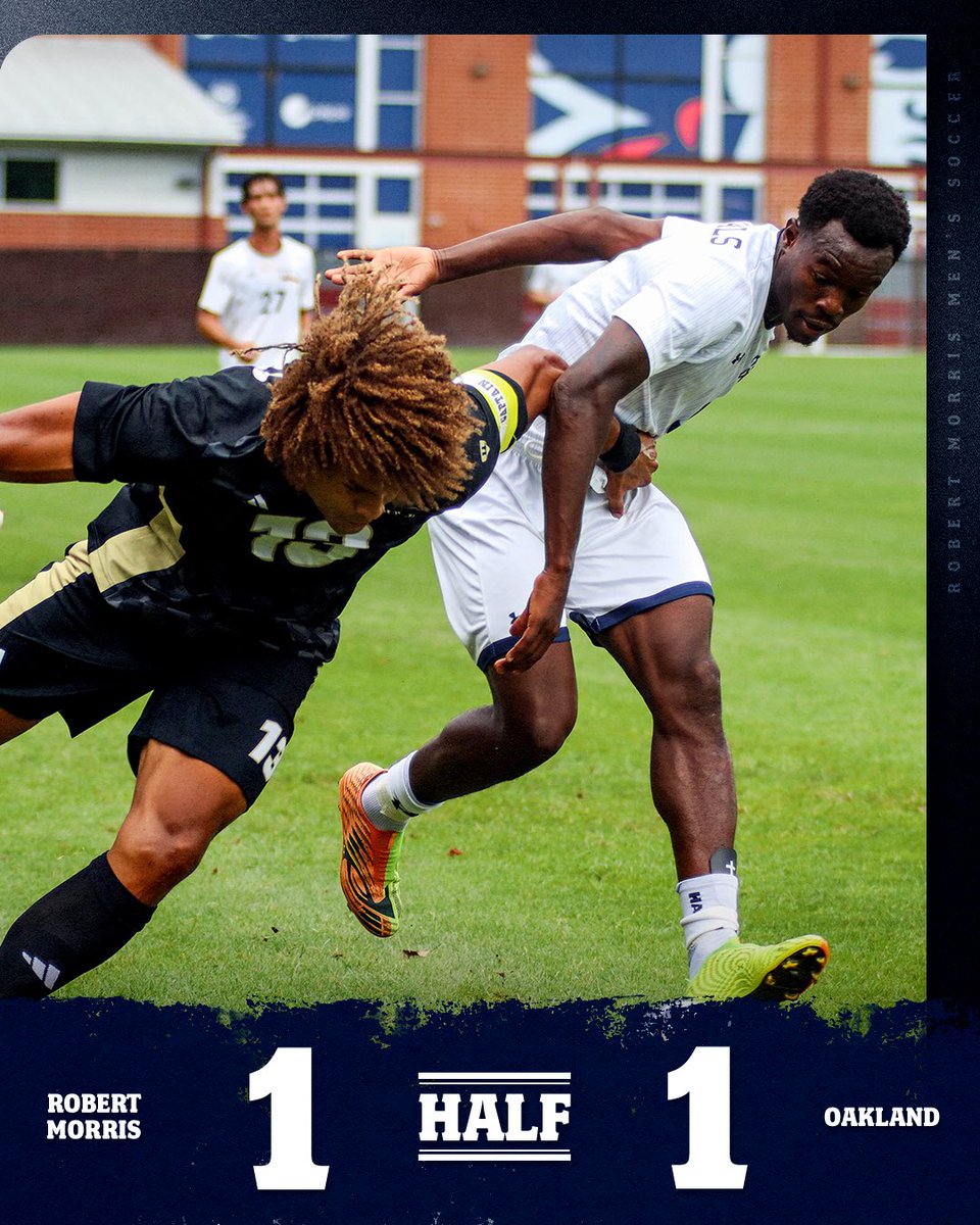 RMUMSoccer's tweet photo. All tied after one half! https://t.co/On8JcgMFWW