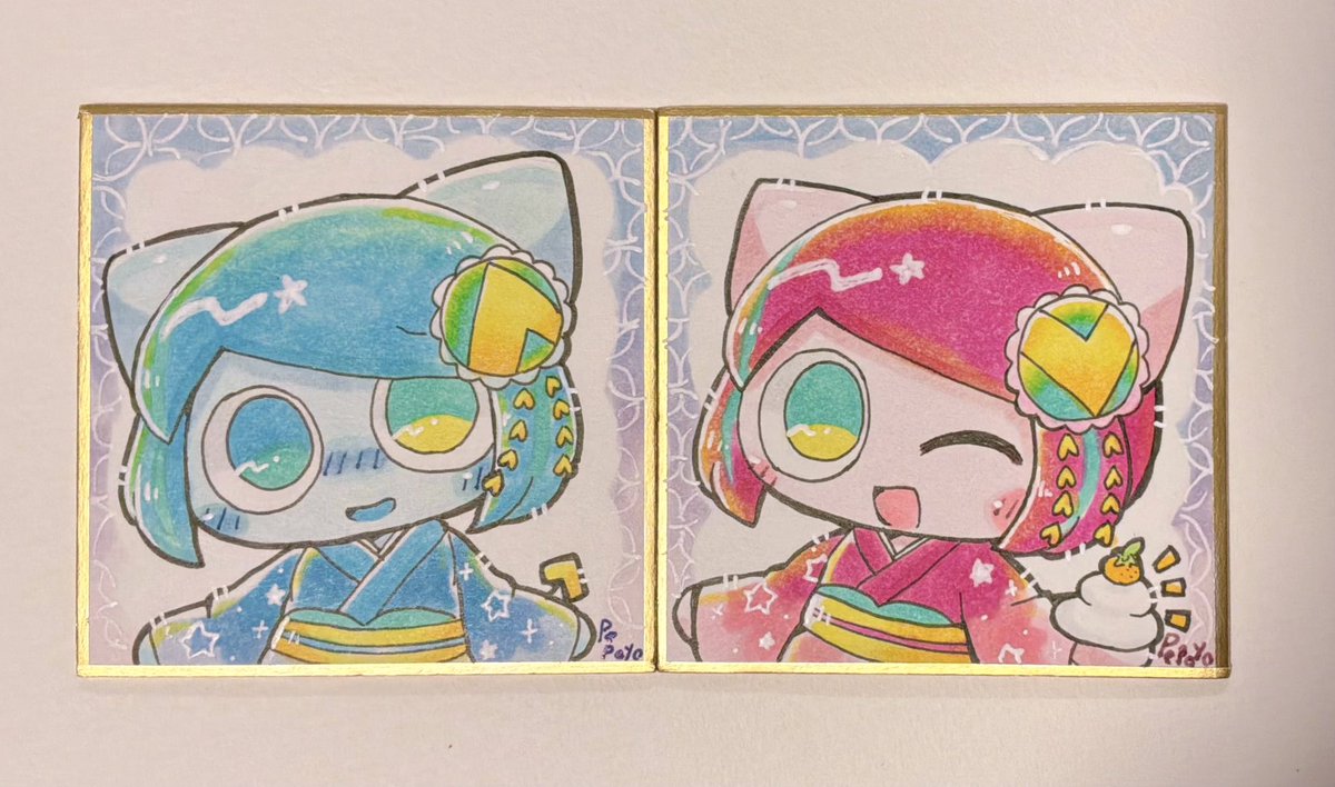 pepoyoPPY's tweet photo. ミニ色紙 https://t.co/i812uUDrse