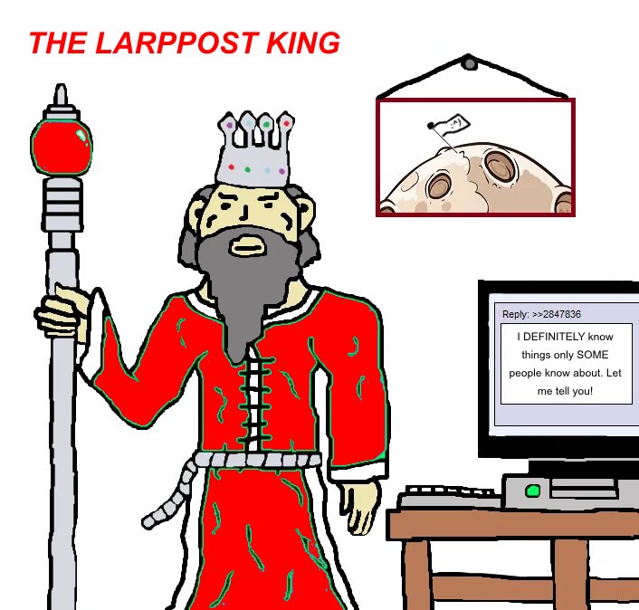AC3RT1ANK1NG's tweet photo. I know someone who’s signed a deal with the larp devil! It CERTAINLY isn’t me! https://t.co/BFo7l6IPTH