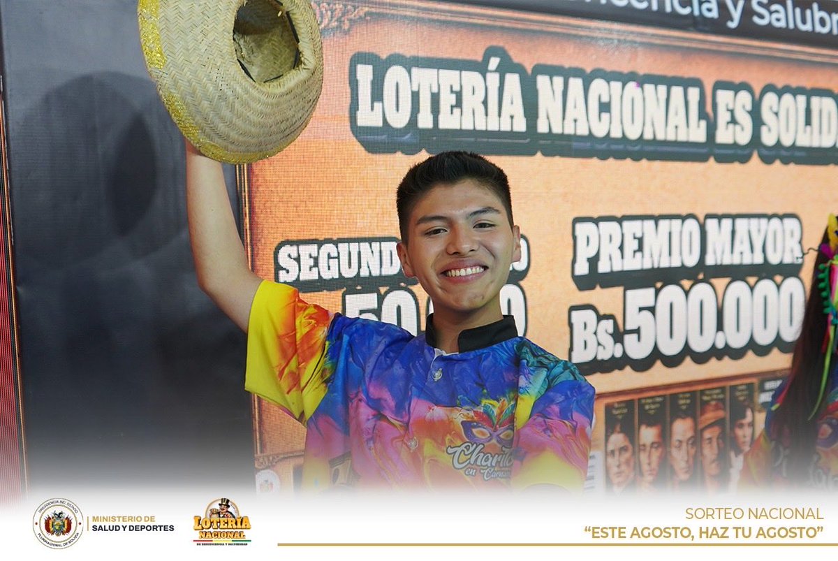 lonaboloficial's tweet photo. Desde la Lotería Nacional, agradecemos a la Compañia De Bailes Tradicionales Charito Carazas Oficial por sumarse con su arte a nuestro Sorteo Solidario “Este Agosto, Haz tu Agosto”. 
¡Que la solidaridad nunca se termine! ❤️💛💚
#LoteríaNacional #CharitoCarrazana #FolcloreBolivia https://t.co/l0urppFkop