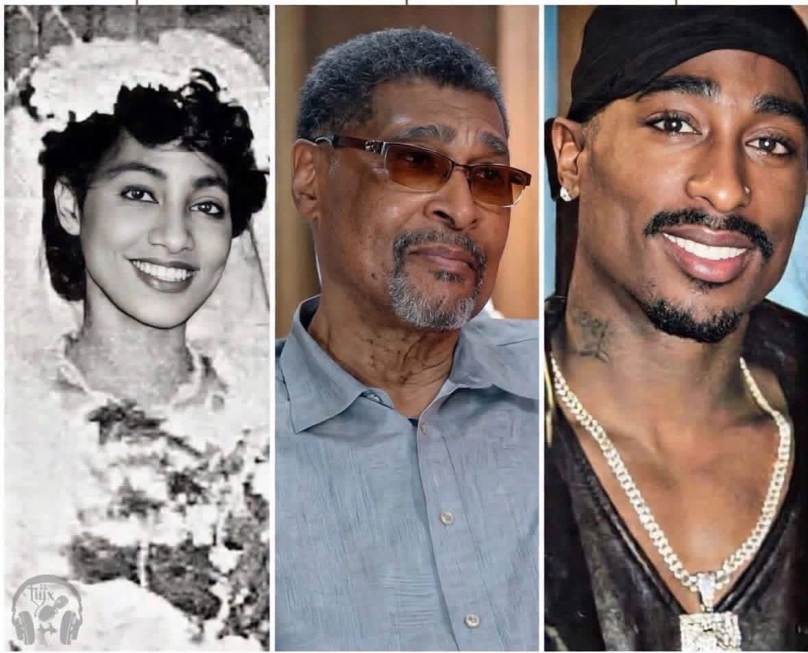 charlesmore25's tweet photo. Three generations of the Garland family. Tupac Shakur and his paternal grandmother and his father shared striking resemblance https://t.co/YbkymZQIcj