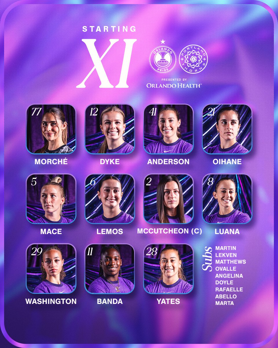 oncediariomx's tweet photo. OVALLE, A LA BANCA DE ORLANDO; REYNA, TITULAR CON PORTLAND
#OrlandoPride de Lizbeth Ovalle enfrenta a #PortlandThorns de Reyna Reyes en una fecha más de la #NWSL.
📸 ORLPride y ThornsFC https://t.co/miWwDVh5rt