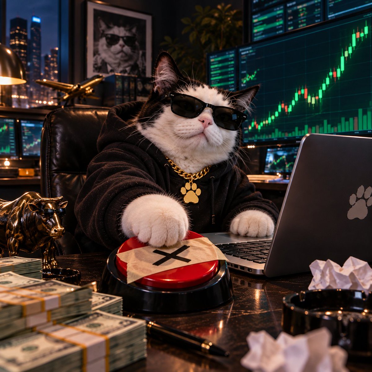 c4tstreet's tweet photo. My financial advisor:

“Always use a stop loss.”

Me:

Why would I stop winning?

🐱

$CATS https://t.co/Oee8vGBEWG