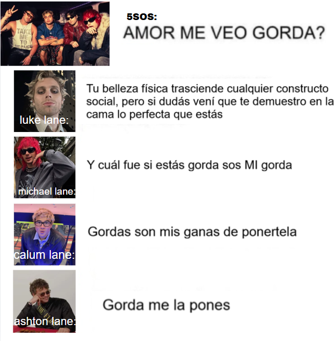 wolfstarsszn's tweet photo. las chicas defendiendo a su 5sos favorito https://t.co/l2lr1eqzcY