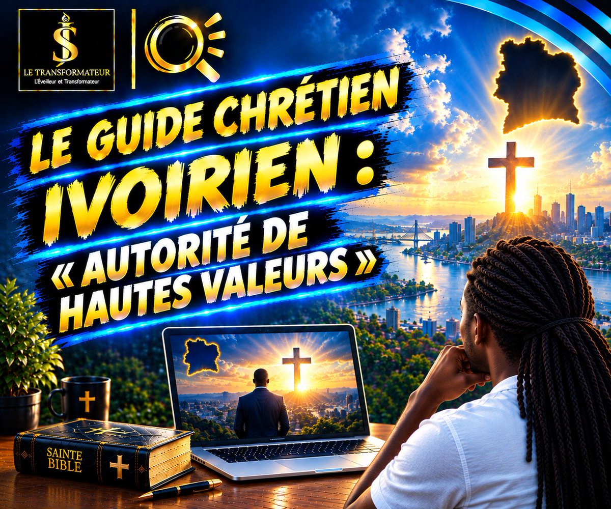 JSTransforme's tweet photo. Au su et au vu de nos réalités actuelles, moi, JS le Transformateur, je visualise le Guide Chrétien Ivoirien, que l'on qualifierait d'« Autorité de Hautes Valeurs ».

Le guide chrétien ivoirien, artisan du civisme et de l'éthique publique... https://t.co/W5hYMx8DSr