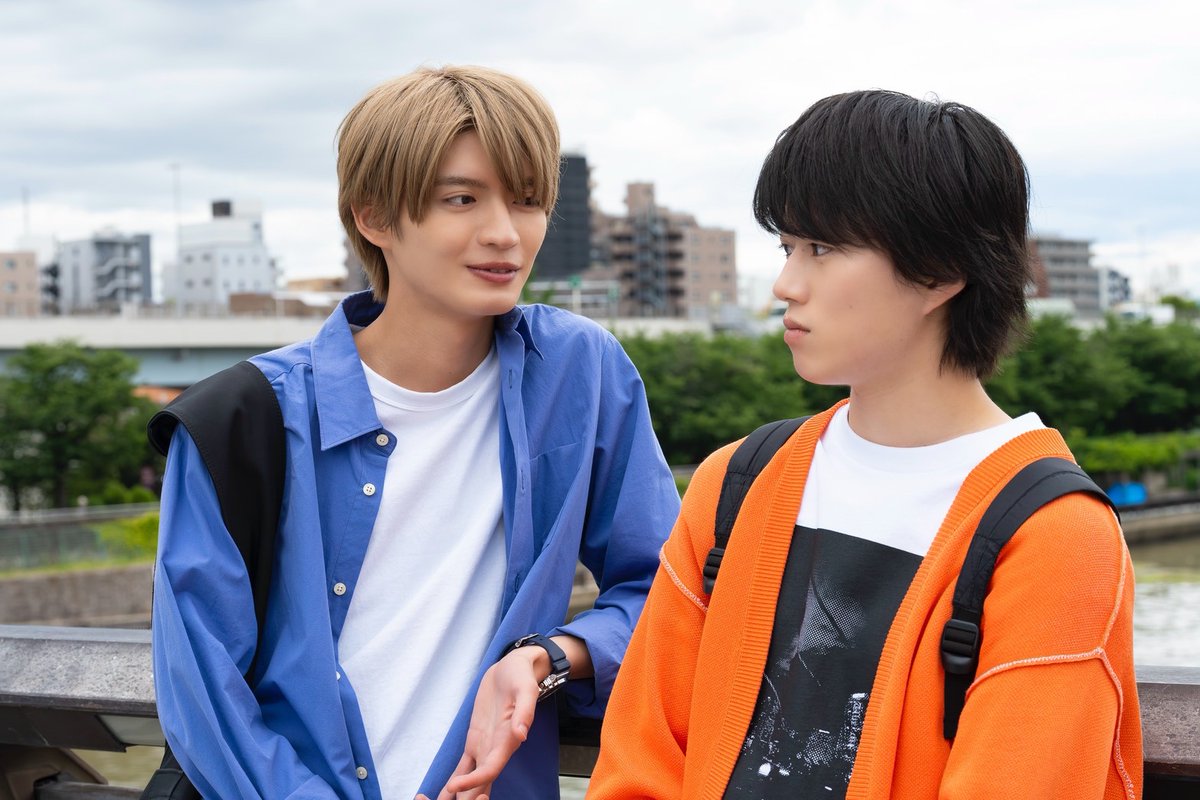 tx_doramanext's tweet photo. 🎬 𝑻𝑽𝒆𝒓にて最終話見逃し配信中🌻
〔#君は夏のなか〕

📸︴場面ショット

#ドラマ君夏 ラストシーン、
渉と千晴の場面ショットをお届け📸✨

𝑼-𝑵𝑬𝑿𝑻にて全話独占配信中🎐
👉🏻https://t.co/ohfOCkaumO

#奥智哉 #杢代和人 https://t.co/OzbhNtBFwI