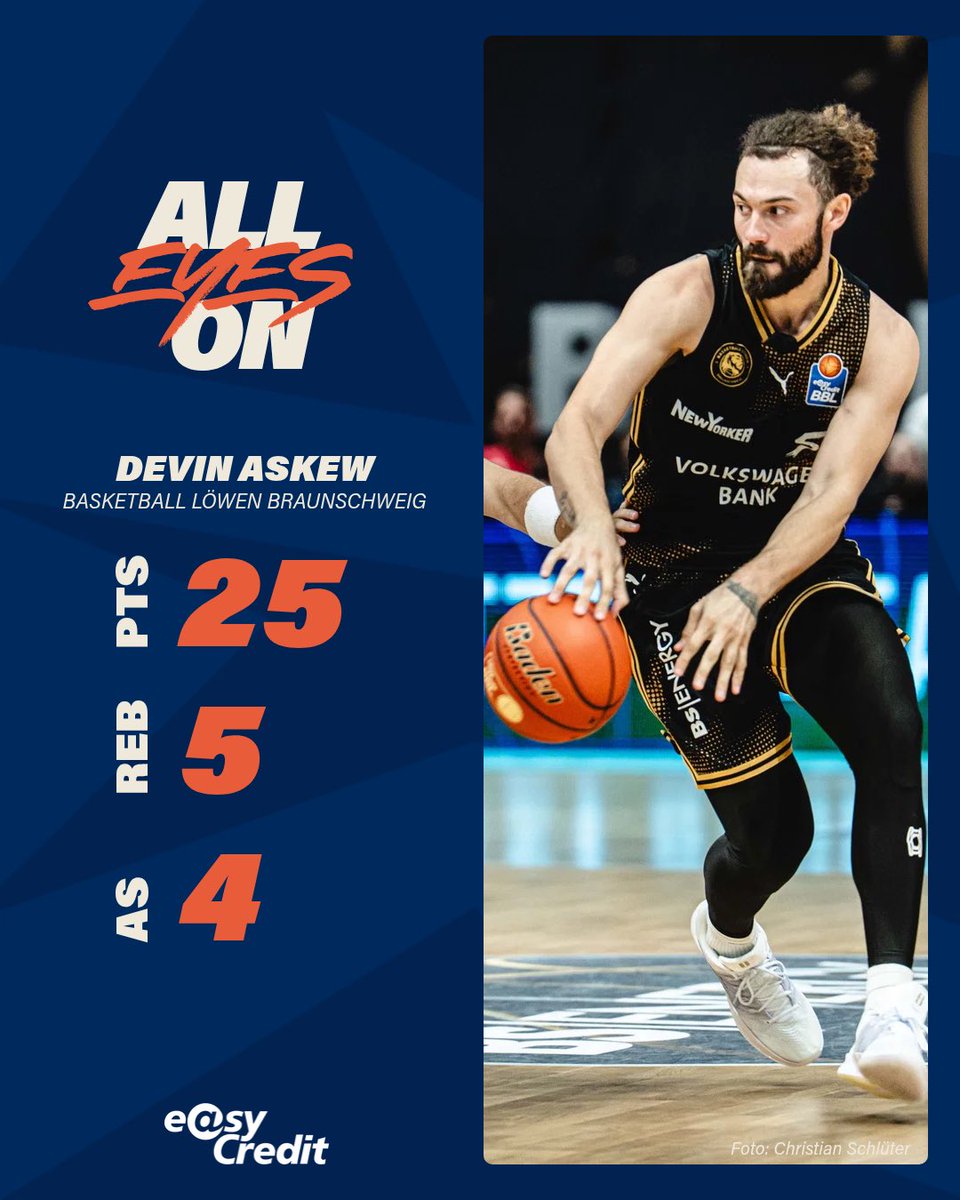 easyCreditBBL's tweet photo. ALL EYES ON 👀

Devin Askew war heute Abend allgegenwärtig auf dem Court und glänzt mit 25 Punkten, 5 Boards und 4 Assists ✨💪

📺 Alle Spiele der #easycreditbbl live bei @dynsport 

📸 Christian Schlüter

#welcometowow #madetowow #alleyeson https://t.co/Cq4zJkG9ky