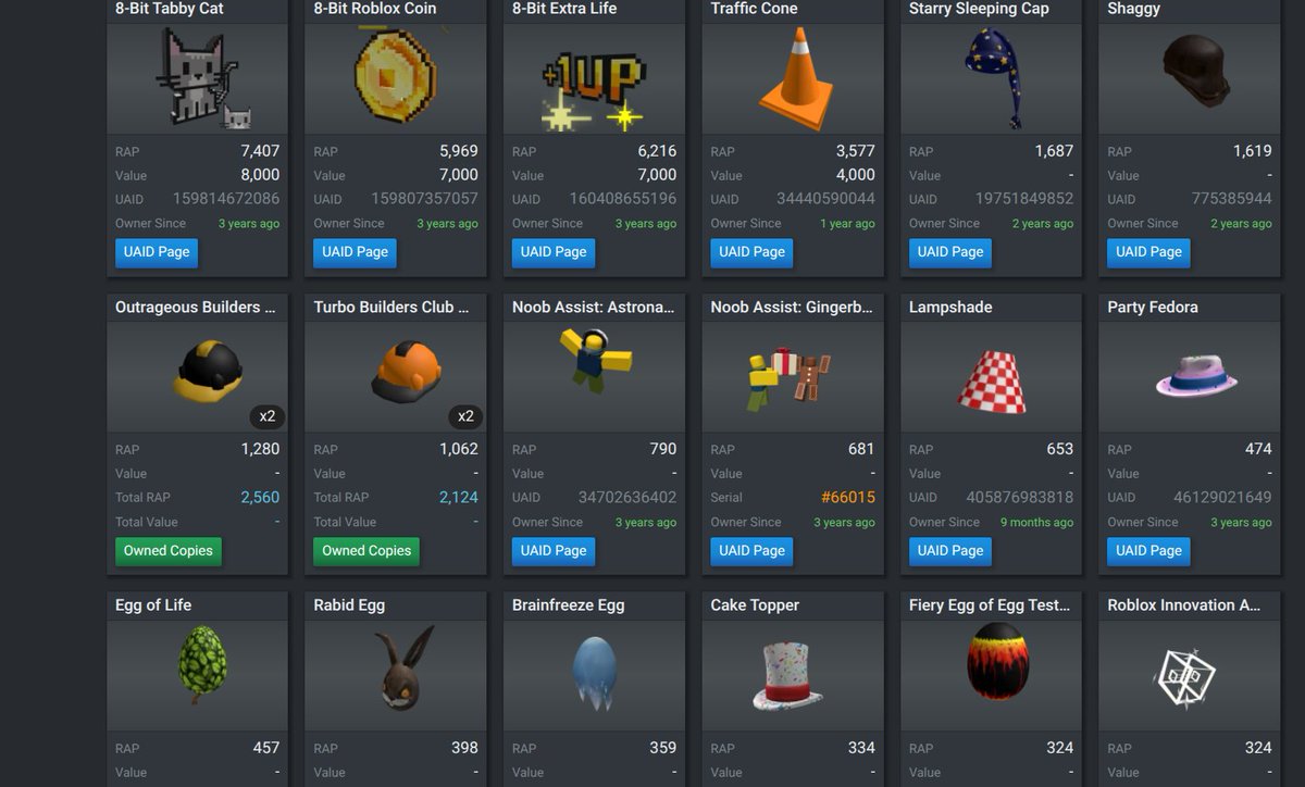 starryalex21's tweet photo. @Roblox @Shedletsky I checked out trading and half of my limiteds don't show on the trading page but roblox and rolimon's says I still have all of my limiteds, I haven't done any trades before what's going on? https://t.co/kbWs2igW4Y