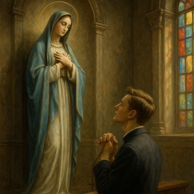WinckJ69090's tweet photo. "Seek  refuge in Mary 
because she is 
the city of refuge."       

- St. Anthony of Padua https://t.co/0bNSNzUGJp