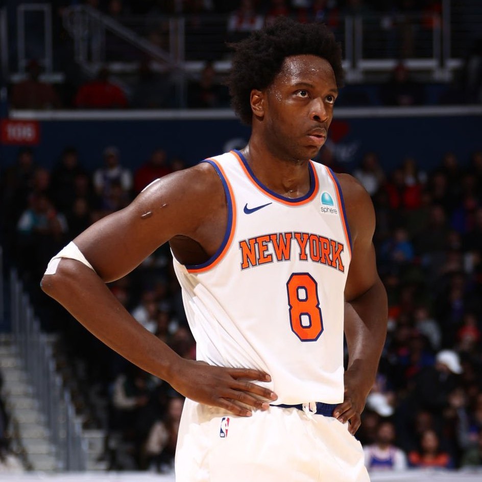 KalshiHoops's tweet photo. "Anunoby’s role could level up this season after the Knicks discovered alternative styles of play in the postseason. Towns was unlocked as a playmaker... in the playoffs. Anunoby’s ability to cut or spot up from the corner makes him likely to benefit from more ball movement... If the Knicks have a top record and OG continues his steady production, there’s a very good chance [he's an all-star]," per @RafelitoC7.