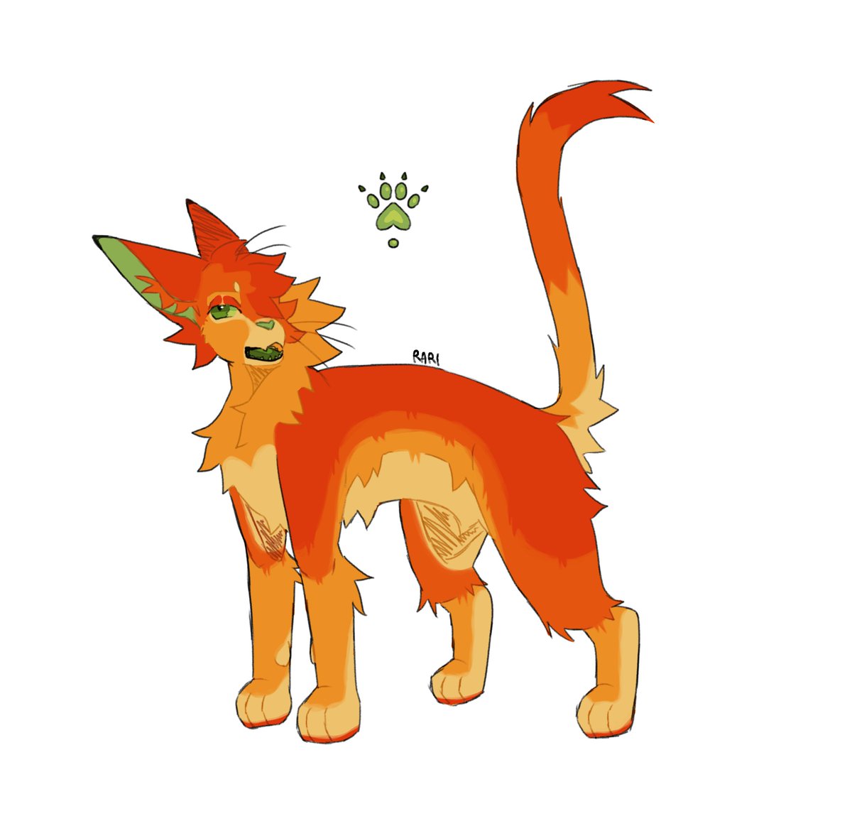 trapqueenrari's tweet photo. my #firestar design #warriorcats https://t.co/MDgmN0uLIB