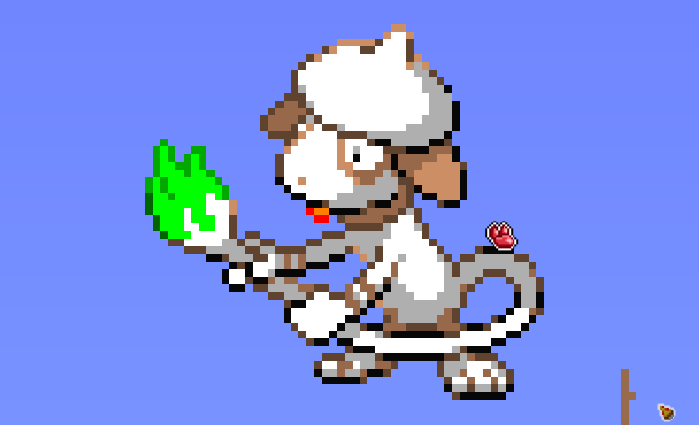 ScorbunnyA18099's tweet photo. Das belezas da floresta até as margens dos rios exuberantes, Smeargle, o artista pokémon apareceu para pintar tal beleza.

Pixel art construída para: @acervosmeargle https://t.co/9TYsdovBmD