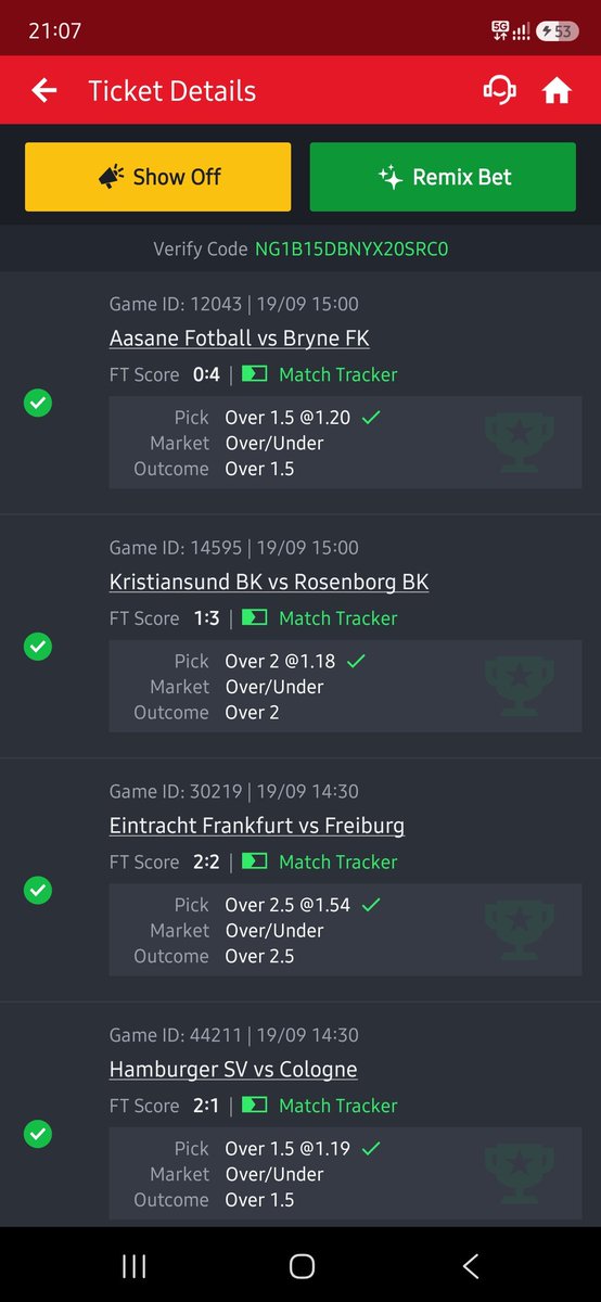 ForeverDau's tweet photo. @SportyBetNG @TheLockTips @BettingTipsMan @woozzaabets @loudpunts @boomonmymind @GerrieOnX @Obongbillion @The_BETMAKER @cashmoneymaker1 @officials_dc @FemzyGreenLand @ShegunFunmiTips 37 odds B💰💰💰💰MMM on @SportyBetNG 🔥🔥🔥🔥

Telegram ➡️ https://t.co/jTPMir8O7X
WhatsApp ➡️ https://t.co/LrWC3kmfxF

🔞+ BET RESPONSIBLY!

@TheLockTips @BettingTipsMan https://t.co/trpe1HSoEO