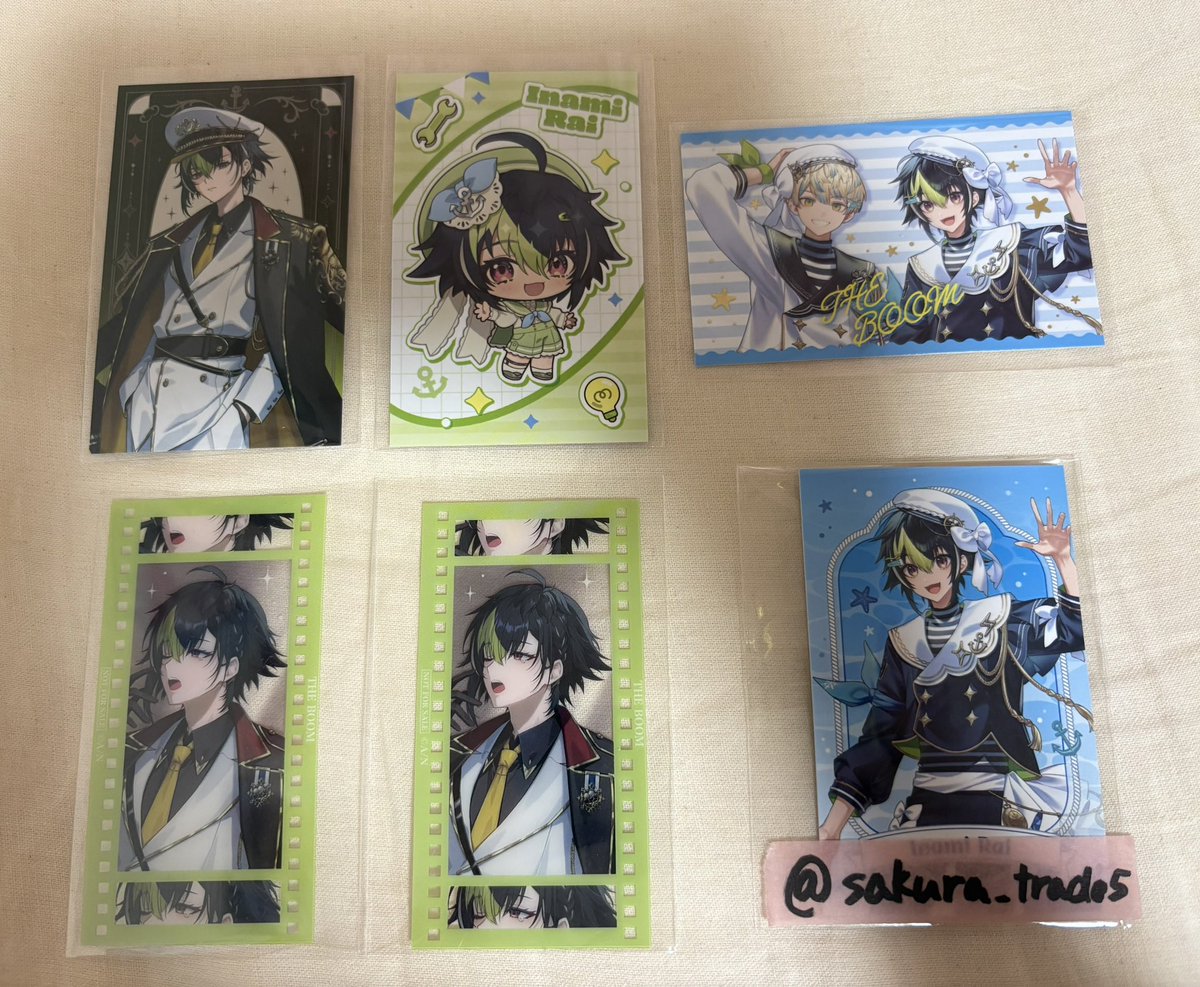 sakura_trade5's tweet photo. 【交換】にじさんじ ざぶぅん THE BOOM チェキ風カード 特典

譲:画像1枚目

求:画像2枚目

郵送での交換でまとめての方優先。
数をなるべく揃えるため、推しですが交換に出しています。
検索からも気軽にお声がけください。よろしくお願いいたします。 https://t.co/jEMNfT9rOe