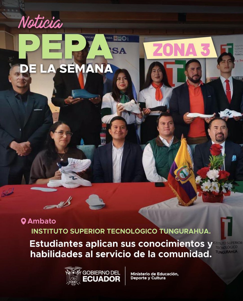 EducacionZ3_Ec's tweet photo. 👟🤝 A través del proyecto “Un Paso Solidario” y con el apoyo de empresas privadas, se elaboran 5.000 pares de zapatos que serán destinados a personas en situación de vulnerabilidad. ❤️🇪🇨 https://t.co/NlFcnFX3jZ