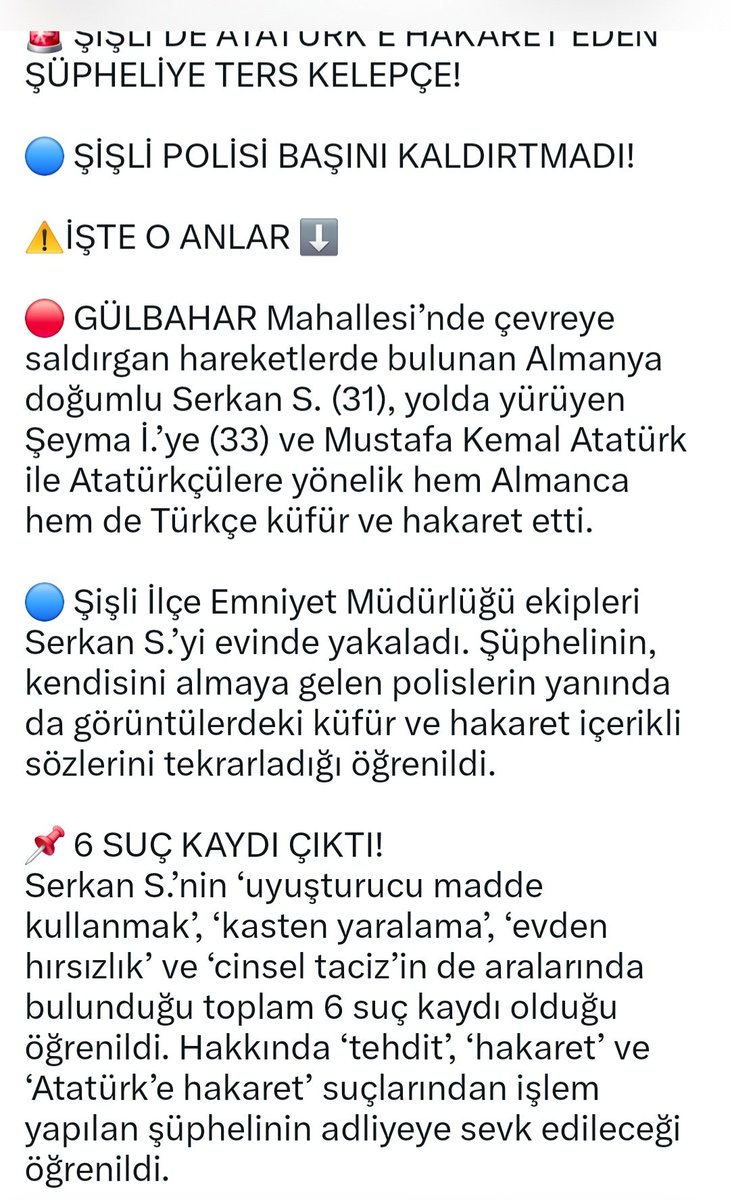 kibriddd's tweet photo. @Kartal_Pence_si @dogancancesur Vala anlamadım ben vatandaşı rahatsız edene madalya mı takılsın, almışlar işte bi sürü de suç kaydı varmış https://t.co/B4or8Z7j8y
