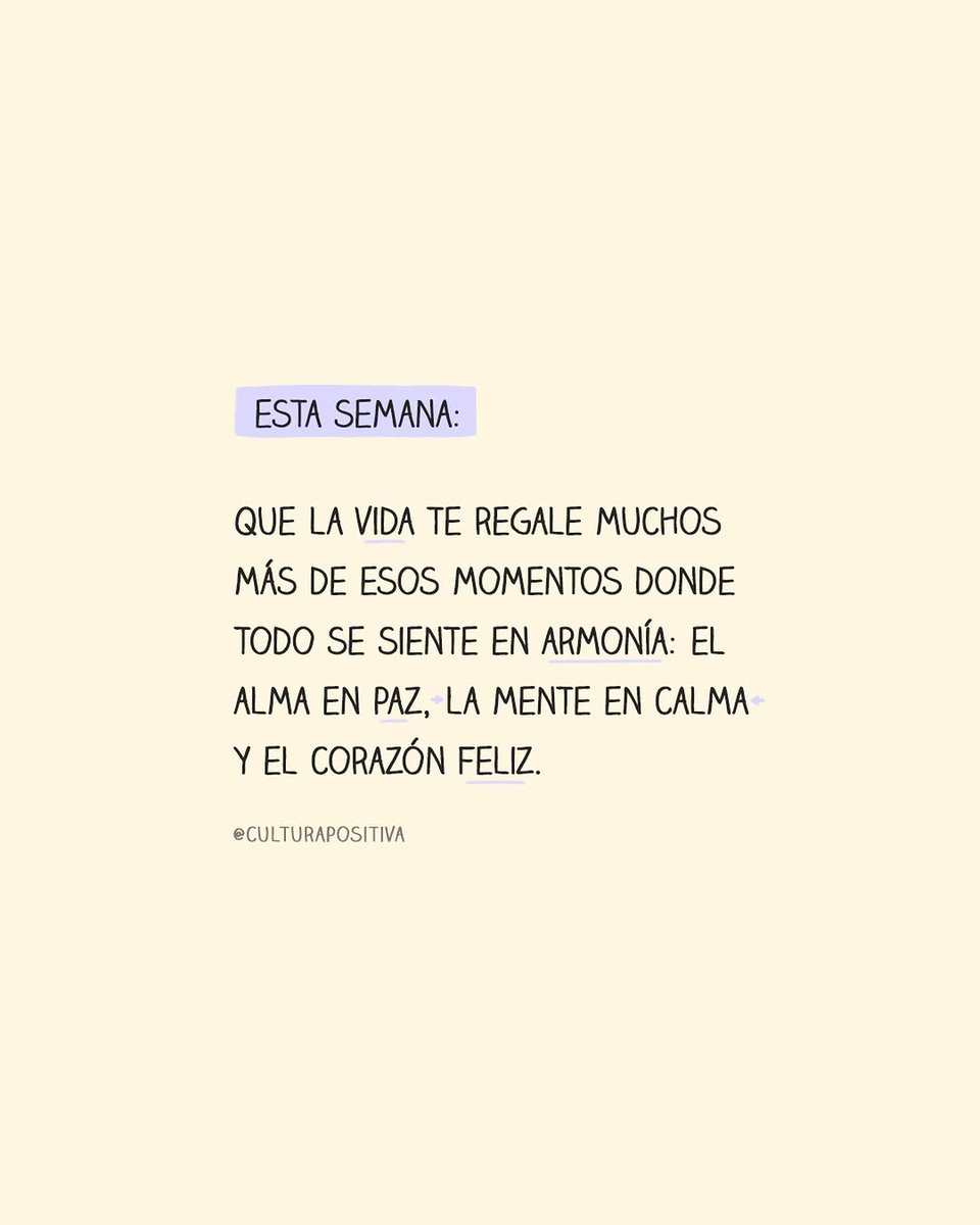 Edmarsoaresdf's tweet photo. ✨ Armonía. 🙌 Que tengas una linda semana.

✨ ¿Estás de acuerdo? Escribe: SI! 👐 ¿Conoces a alguien que deba leer esto? ¡Menciónalo!

Síguenos 👉

Textos 📝 https://t.co/L7pH1RXLa0