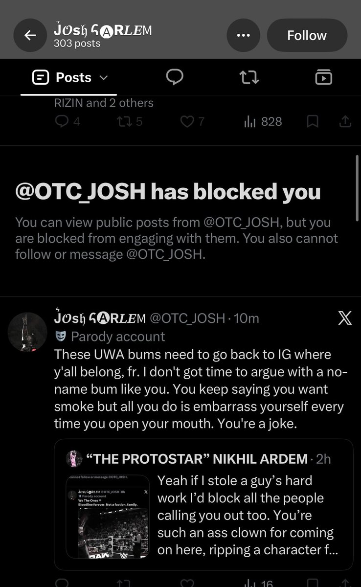 uwasotc's tweet photo. // Clown @OTC_JOSH 

Don’t be scared cause I came around. It’s okay your daddy’s here. https://t.co/Evad2uFkDd