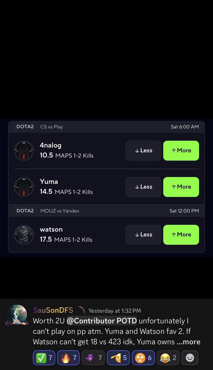 SauReacts's tweet photo. Cash all 3. Posted all 3 of my POTDs in @Christer_slips cord. Not sure why no one hasn’t joined his cord. Up 100U this month and counting and has a crew of mods who win as well 

Join using my code 👇🏿

https://t.co/fLkZsa1kL5 https://t.co/8nBXFltQ2e