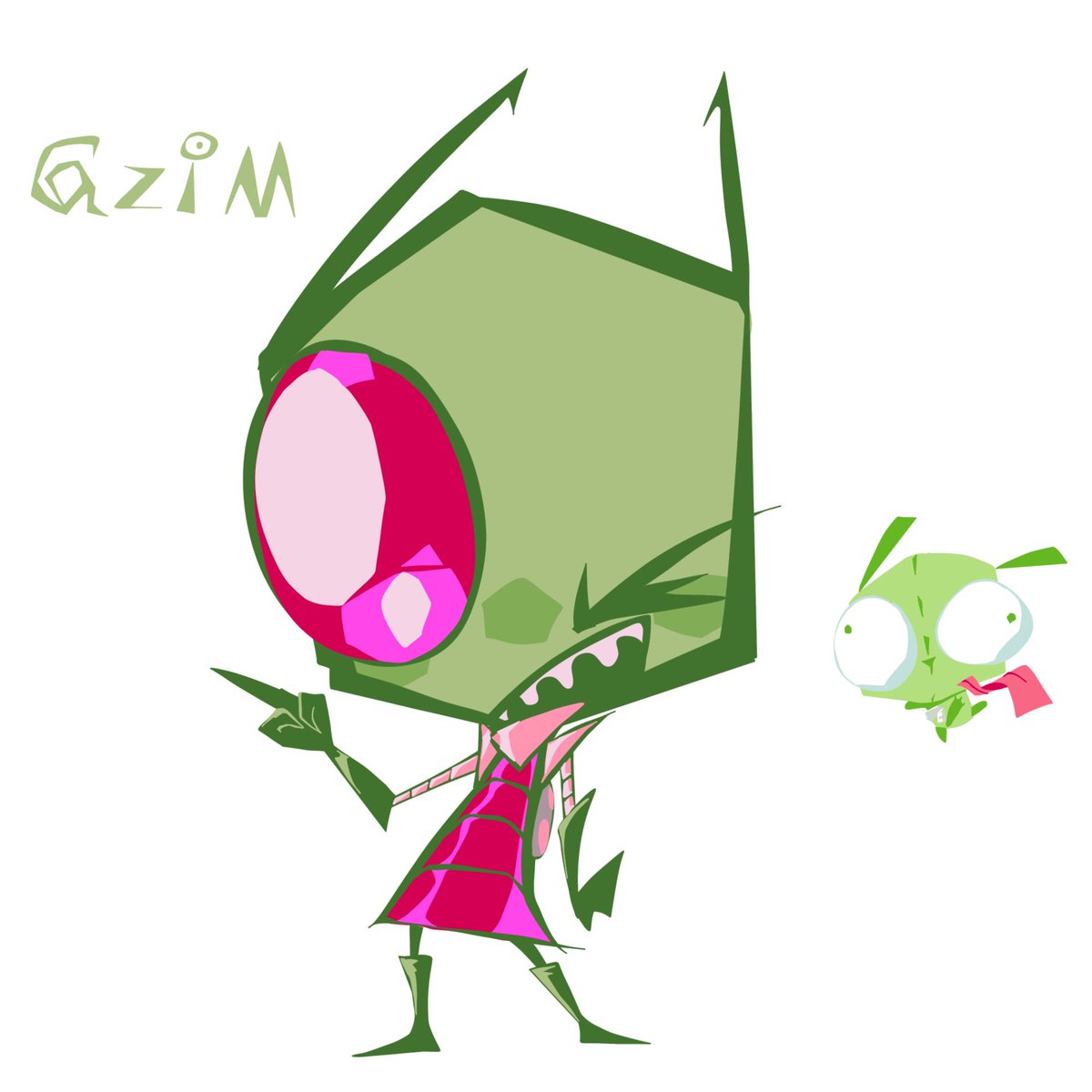 xianglayouguo's tweet photo. #zim
#invaderzim
#zussy
#zimiscute https://t.co/B5m2ETYYTt