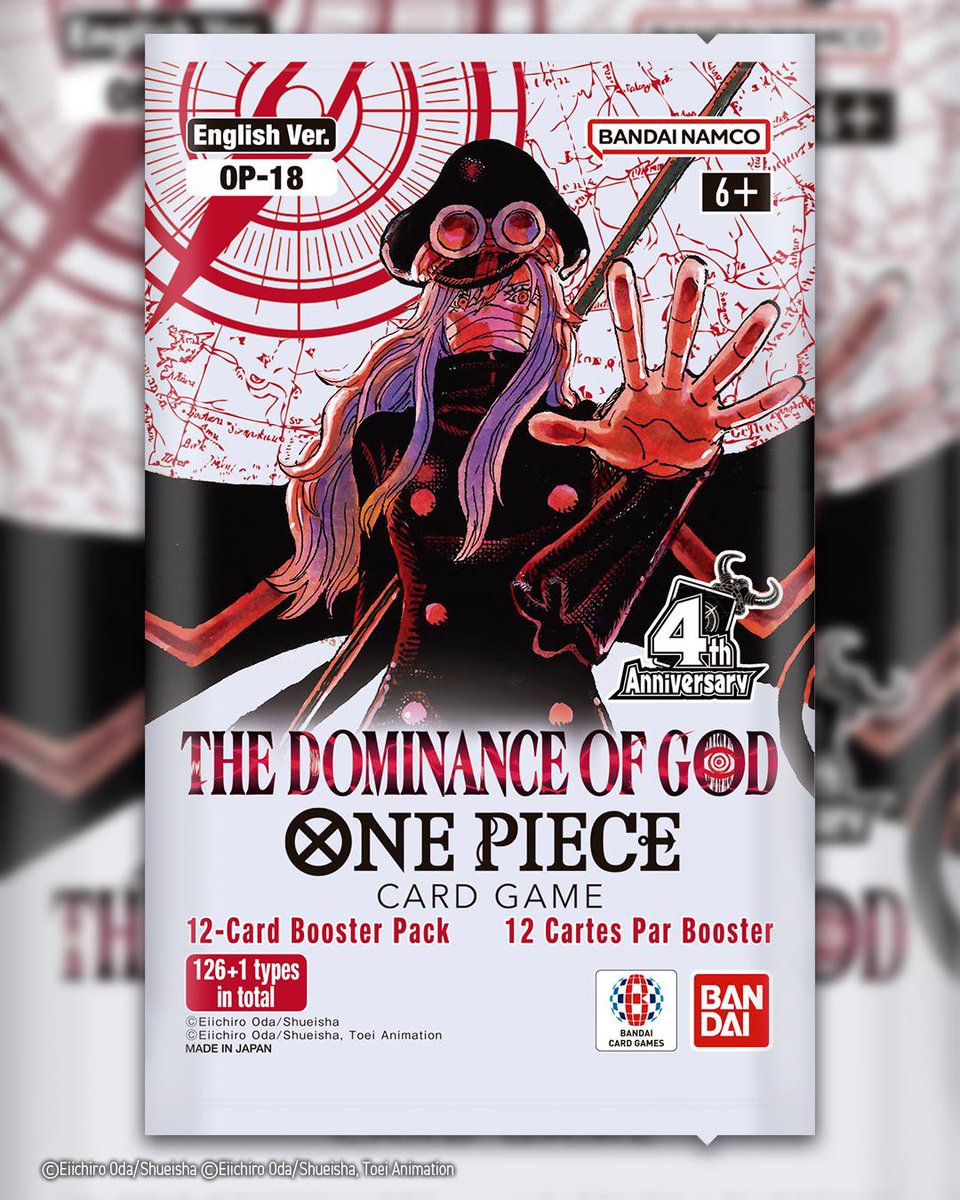 AndyCollectz's tweet photo. Official digital renderings for the OP18 The Dominance of God and EB05 Heroines Edition Vol. 2 set booster boxes and packs!

OP18 to release in November 🗓️
EB05 to release in October 🗓️ https://t.co/41kKI3Bwxu