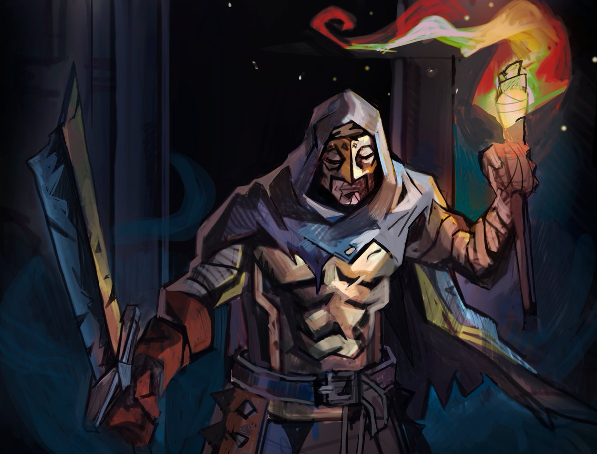 v_girin's tweet photo. Quick color sketch
#darkestdungeon Forever !!!
#Sketch #art #leper https://t.co/Ktntv9QJea