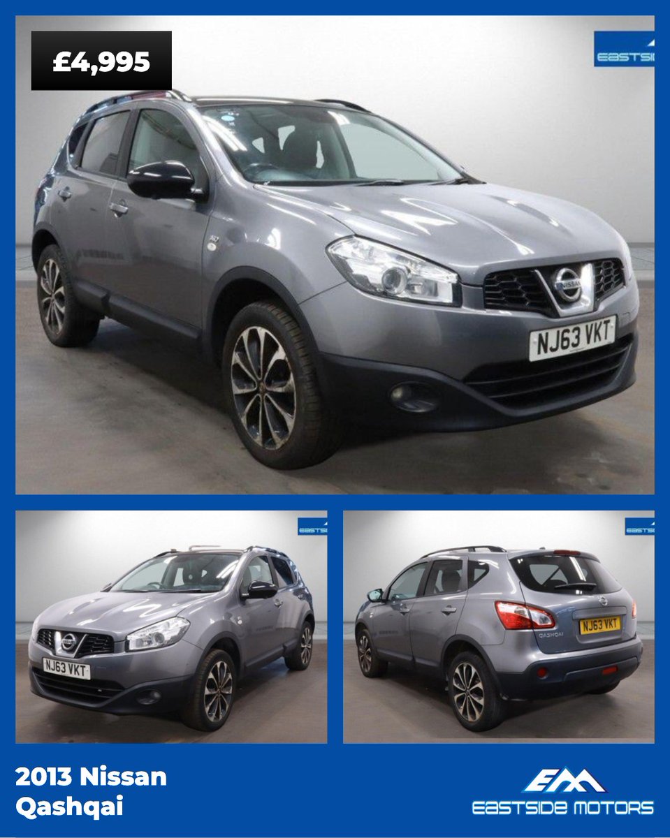 MaritzaByb5z's tweet photo. 2013 Nissan Qashqai 1. 6 360 2WD Euro 5 5dr – £4, 995. Petrol, manual, 58, 980 miles. Finance and warranty available. Part exchange welcome. Contact: 07939 817469. https://t.co/esNROTy2Zc
