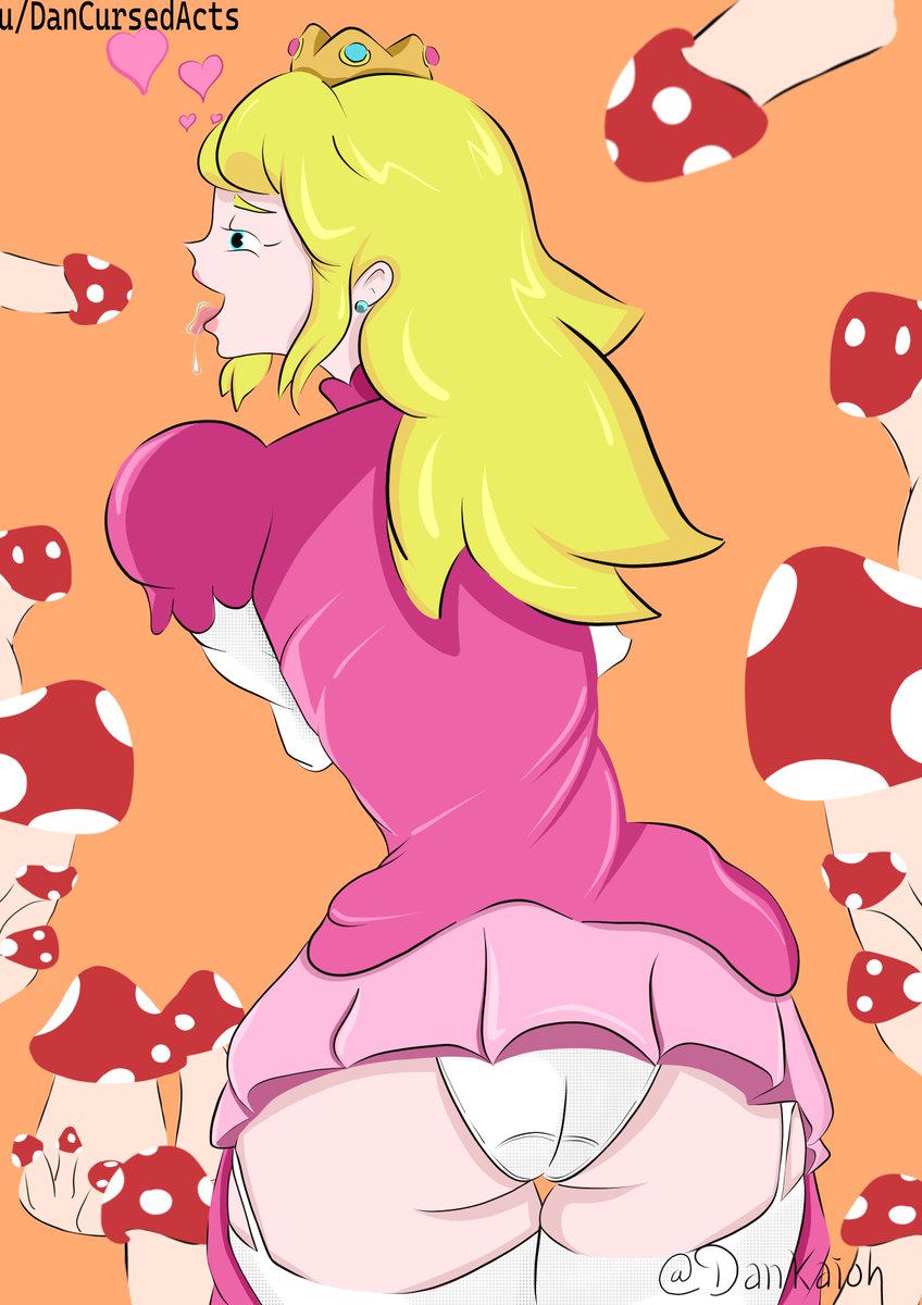 DanKaioh's tweet photo. Peach is a Mushroom fan! #rule34 #r34 #hentai #hentaiart #fanart https://t.co/cbdjioOGAS