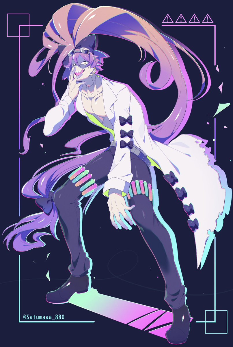 Satumaaa_880's tweet photo. #回転むてん丸

※自分絵チア博士
🍣屋にこんなメロいキャラいていいんですか！？！？ https://t.co/AWdt9dK2iN
